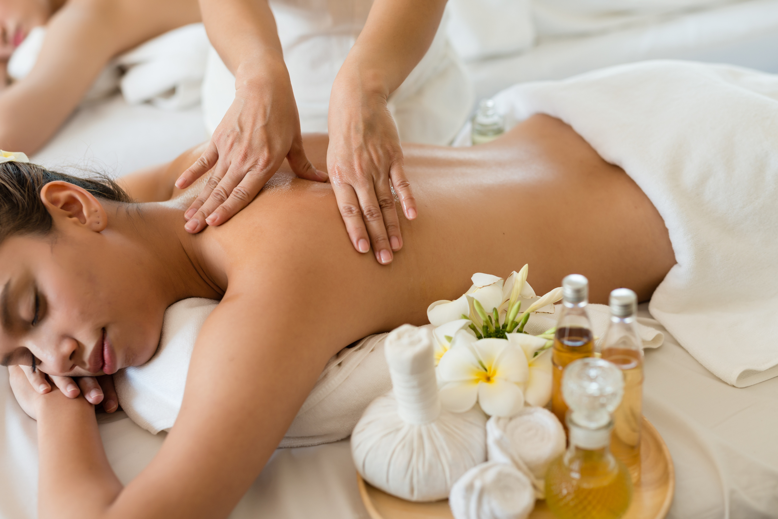 Massage treatment arranged by the concierge