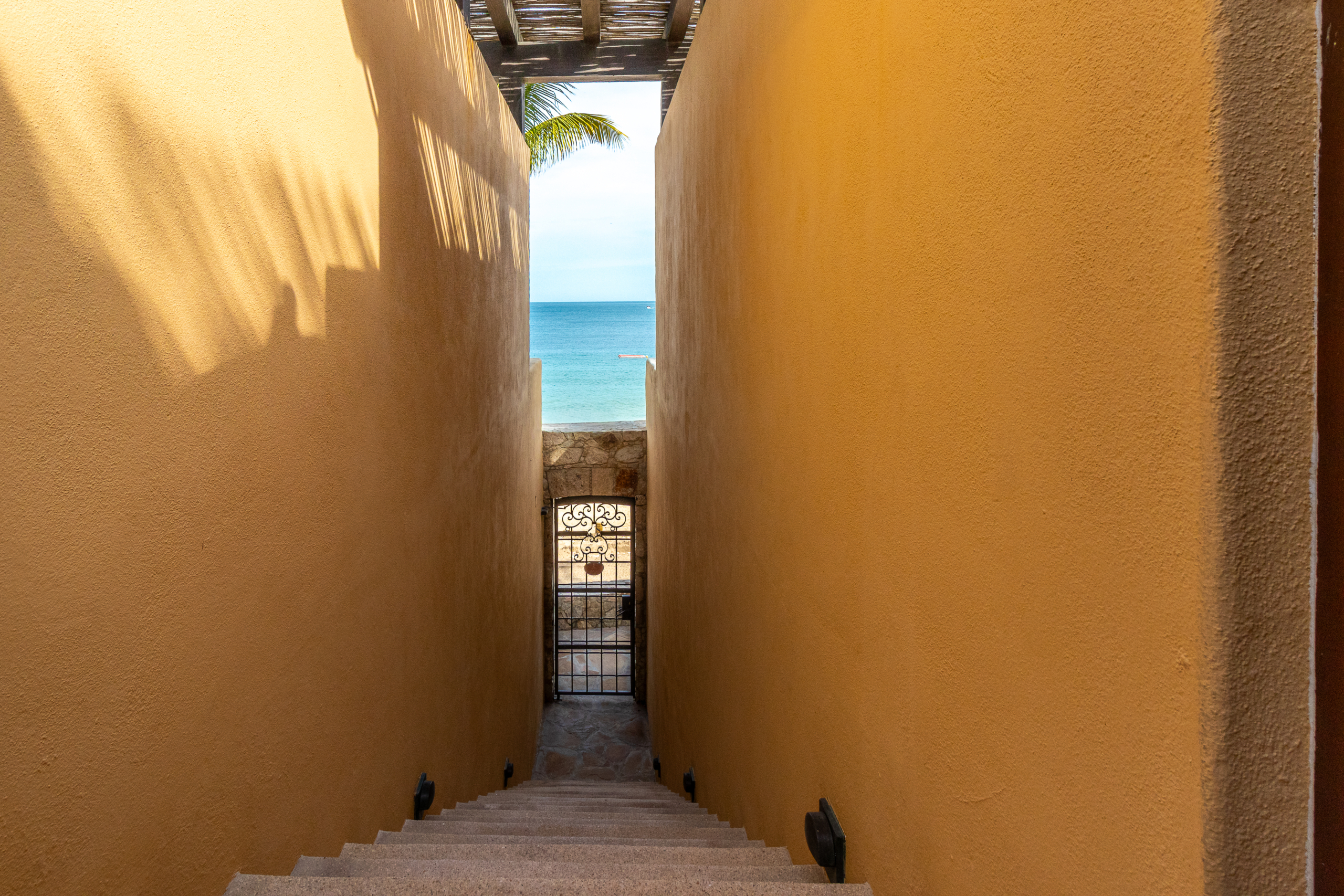 Sunset views from Villa Anais beachfront in Cabo San Lucas