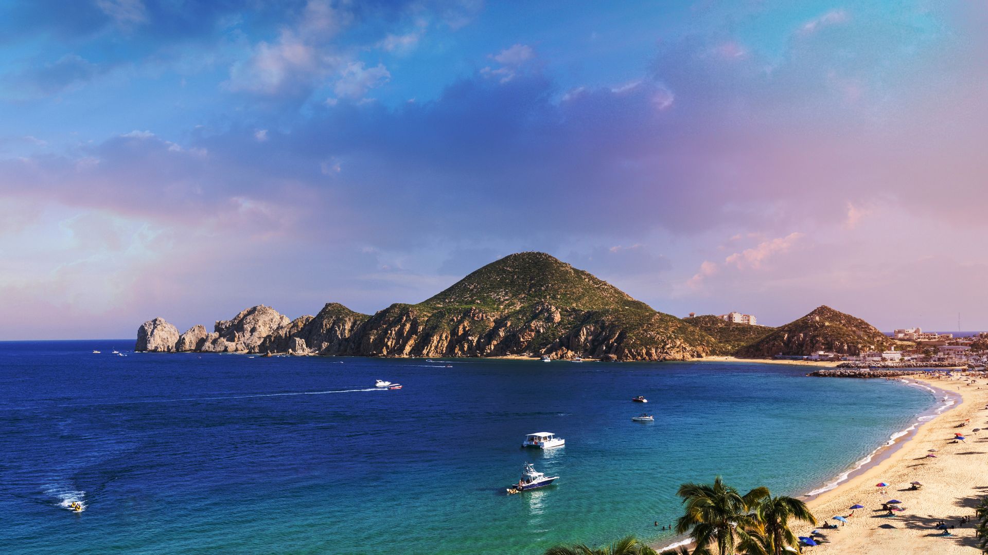 Beautiful view of bay in Cabo San Lucas