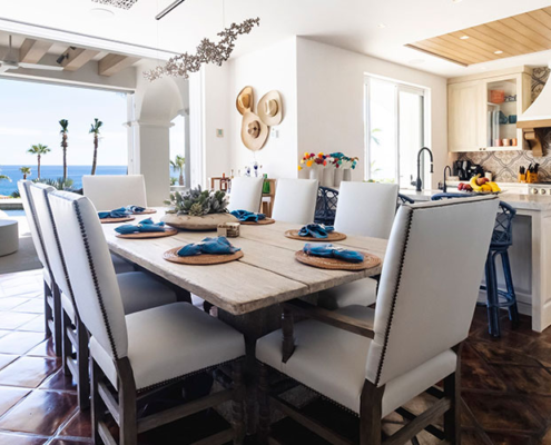 Luxury Cabo Villa dining room
