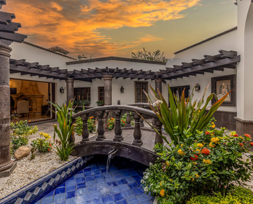 Villa de Paz entrance | luxury vacation rental in Cabo, Mexico Villa de Paz entrance | luxury vacation rental in Cabo, Mexico